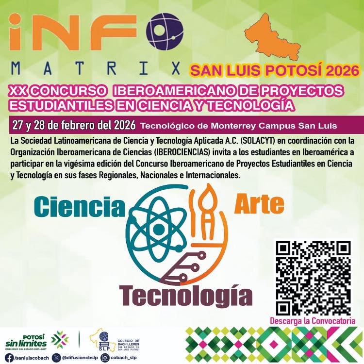 CONVOCATORIA INFOMATRIX SAN LUIS POTOSI 2026.