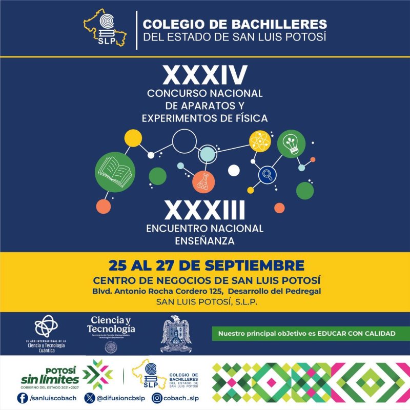 El XXXIV Concurso   Nacional de Aparatos Experimen...