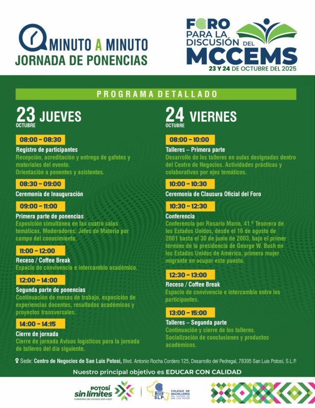 ¡Participa en el Foro Académico 2025 del Colegio d...