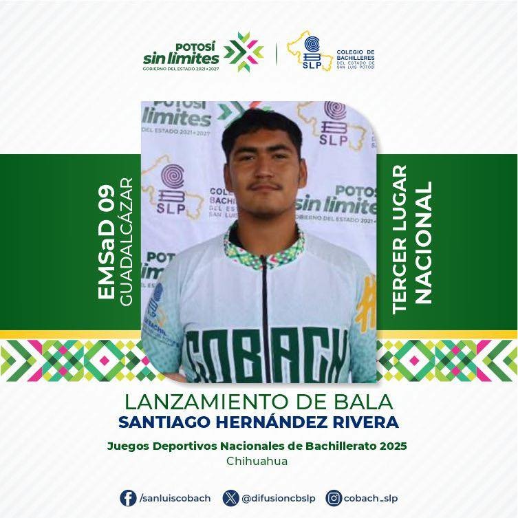 ¡Orgullo COBACH SLP!