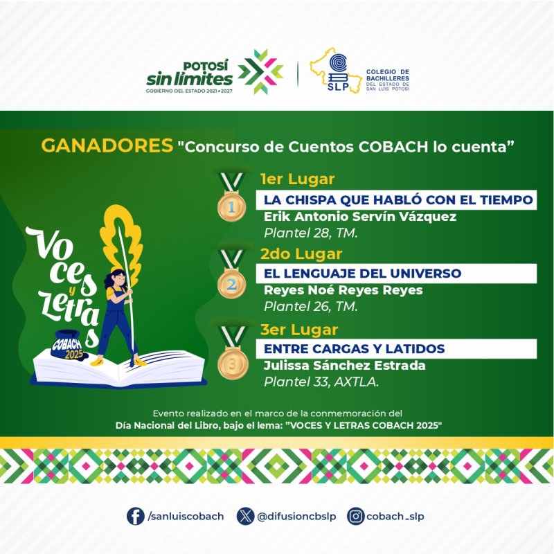 ¡Felicidades a los ganadores del Concurso de Cuent...