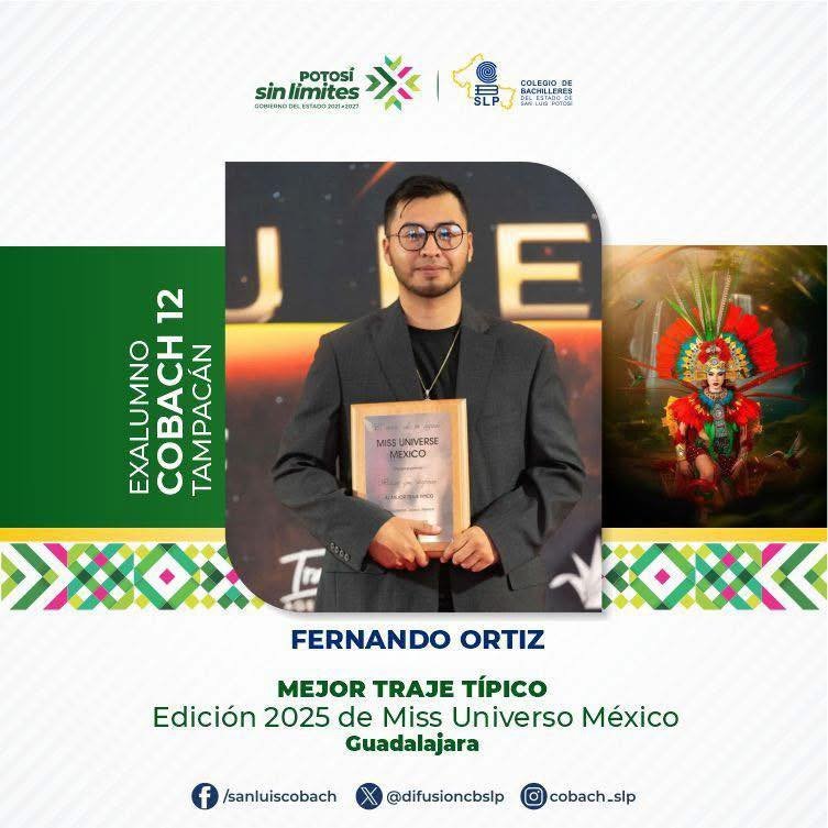  Orgullo #COBACH. Diseñador de Tampacán deslumbró ...