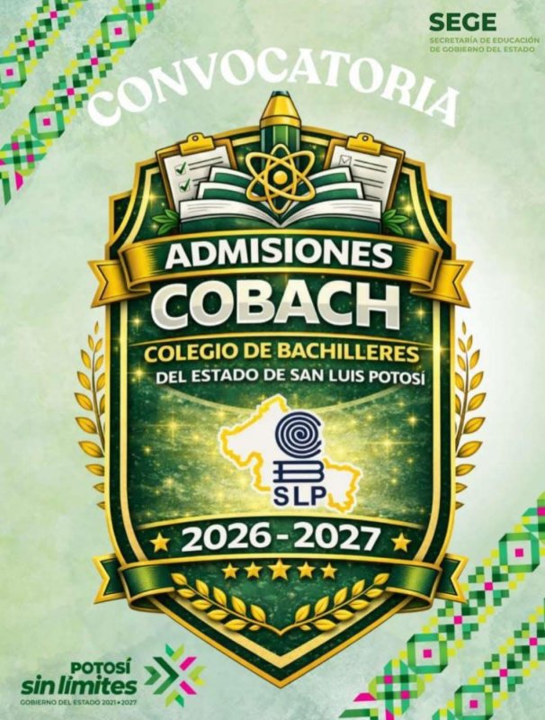 Admisión 2026 | COBACH SLP